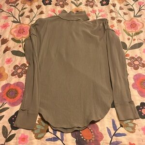 Free People Cut Out Thermal Turtleneck